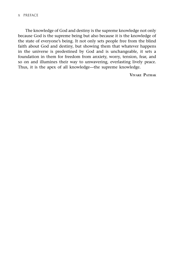 second page < preface < God and Destiny